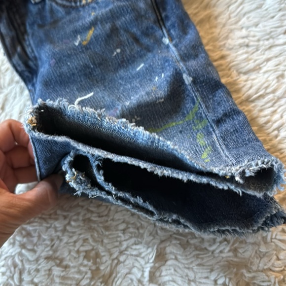 Polo Ralph Lauren Paint-Splatter Sullivan Slim Denim Short size 6 - Picture 13 of 13